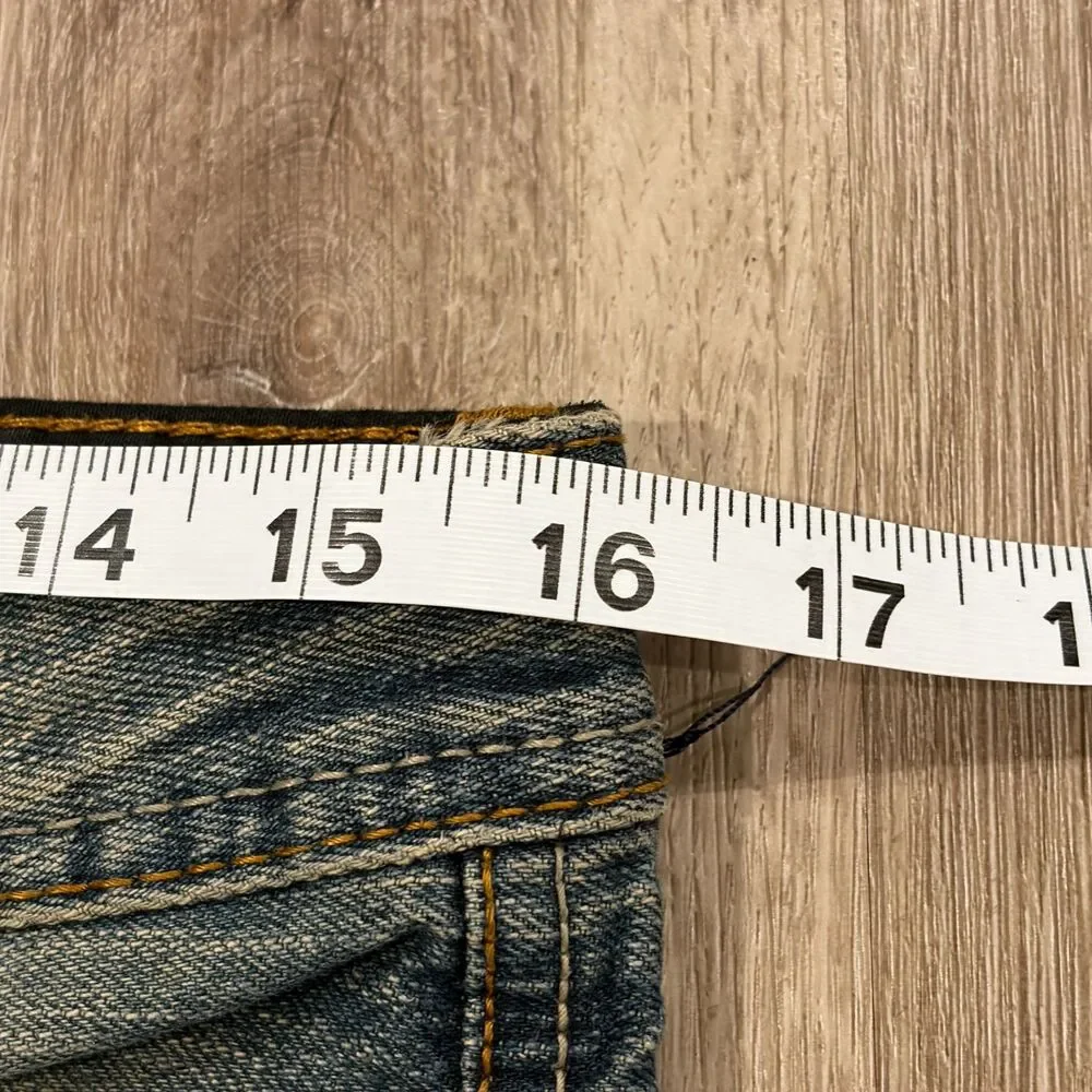 RARE Vintage 90s 00s Y2K Surplus Surf Wide Leg Jeans Men's Size 32x33 Wash Fade